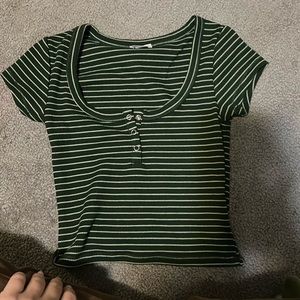 Cotton on striped crop top